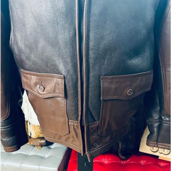 Avirex LTD Winter Flying Bomber Jacket Skeepskin Air Force Uniform USA - 42 - Picture 10 of 14
